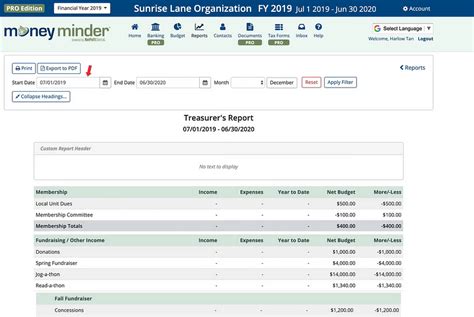 online charity accounting software